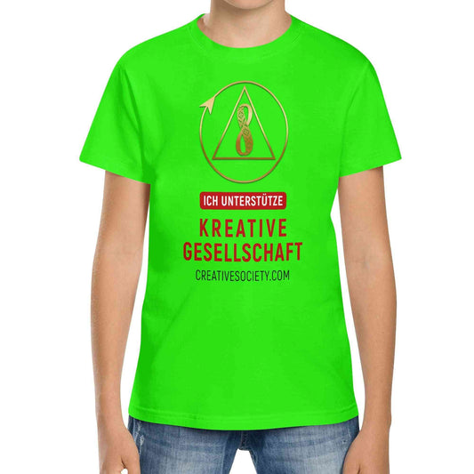 Kinder T-Shirt Kreative Gesellschaft, leuchtende Farben Vollflächiger Druck - für nur €21.80! Anschauen auf I SUPPORT CS
